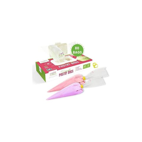 Disposable Piping Bags 21-Inch 80-Pack