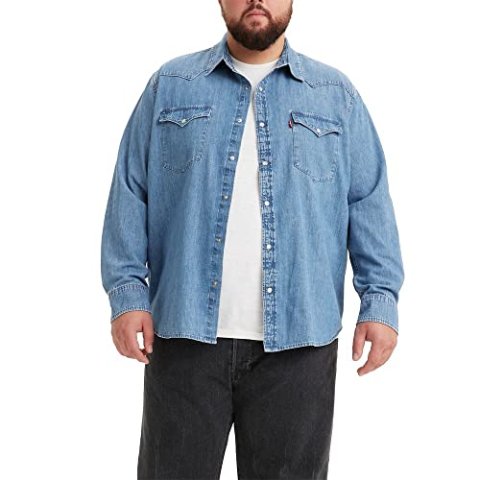 Levi's 男士经典西部衬衫 5XL