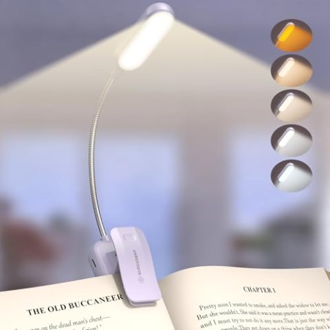 Glocusent 20 LED Eye-Caring Book Reading Light