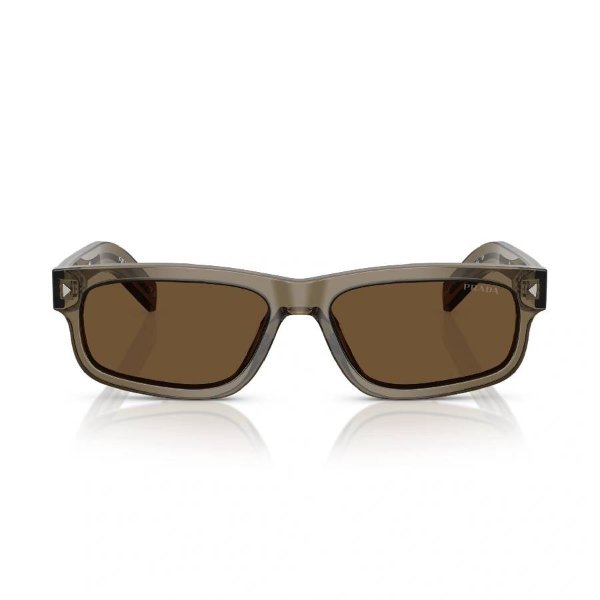 Prada PR B11S Rectangular Men's Sunglasses 55mm
