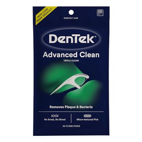 DenTek 高效清洁牙线棒 90支