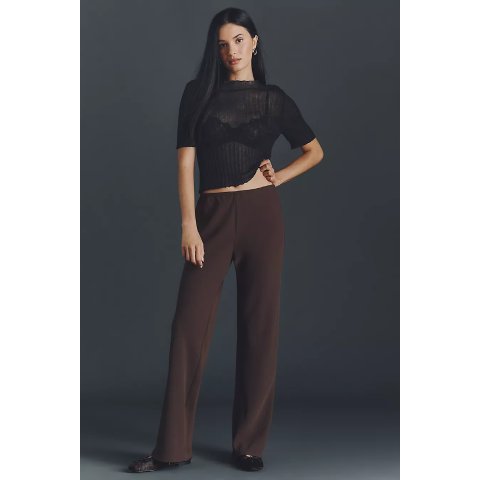 Reformation Gale Mid-Rise Bias Pants