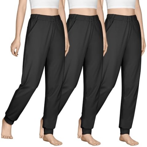 BIG ELEPHANT Girls Jogger Pants with Pockets Lightweight Athletic