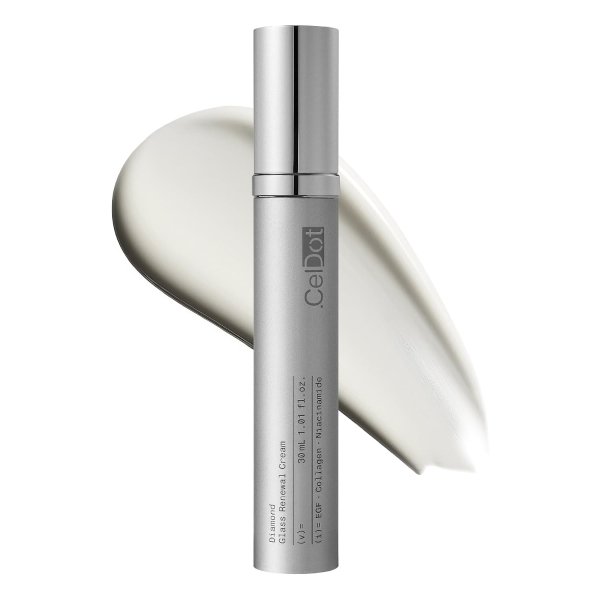 CELIGENGROUP Diamond Glass Renewal Cream EGF Collagen Niacinamide Moisturizer 1.01 fl oz