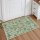 Lahome 2x3 Washable Botanical Insect Area Rug NonSlip Low Pile Faux Wool