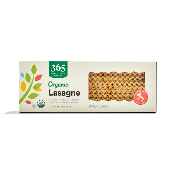 365 by Whole Foods Market 有机宽面条 16盎司