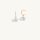 Sophie Ratner Jewelry 1 Carat Oval Diamond Earring 14K Gold