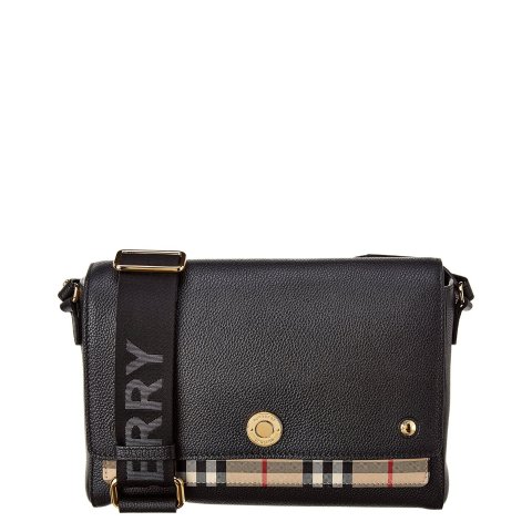Note Medium Vintage Check Leather Shoulder Bag