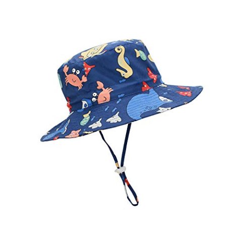 Komorebi Toddler Sun Hat UPF 50+ Beach Bucket Hat for Kids Boys Girls 0-8Y