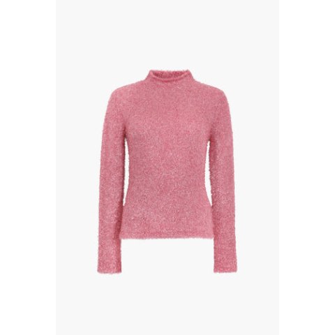 Curio Sweater in Pink Tinsel