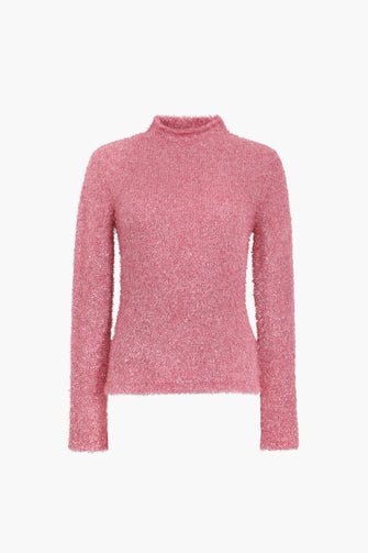 Curio Sweater in Pink Tinsel