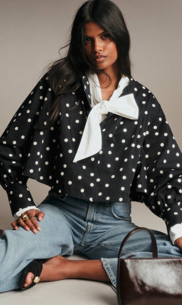 Charlotte Jacket Polka Dot Print