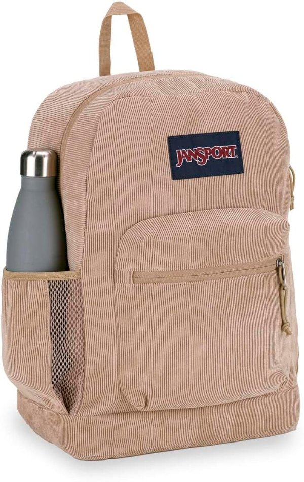 JanSport Cross Town Plus Remix Corduroy Backpack with Laptop Sleeve and Organizer