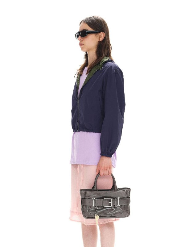 Brocle Mini Tote Bag Cow Leather with Strap