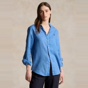 Classic Fit Linen Shirt $128
