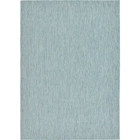 Unique Loom Indoor Outdoor Flatweave Area Rug 8' x 11' 4" Rectangle
