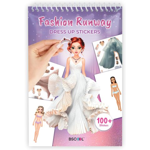 BSCOOL Fashion Sticker Book for Kids Girls Activity Design