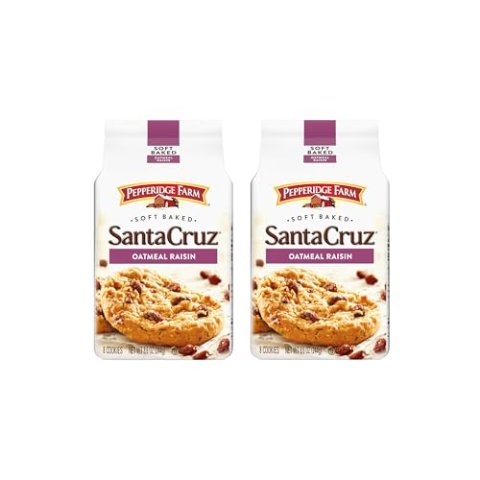 Pepperidge Farm Santa Cruz 软式燕麦葡萄干曲奇 8.6oz*2袋