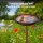 GRECOMEIN 12 Inch Metal Outdoor Bird Bath