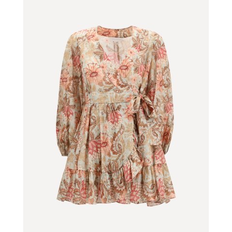 ZIMMERMANN Daylight Mini Wrap Dress