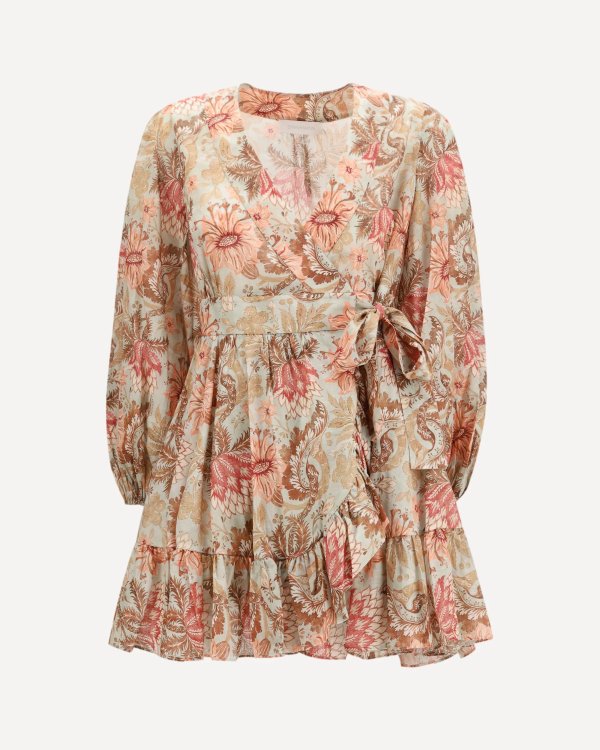 ZIMMERMANN Daylight Mini Wrap Dress