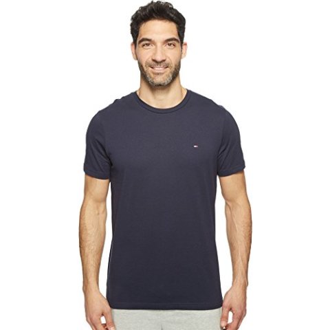 Tommy Hilfiger 男士圆领旗帜T恤
