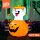 Joiedomi 5 FT Halloween Inflatable Ghost in Pumpkin with LED Lights Outdoor Yard Decoration