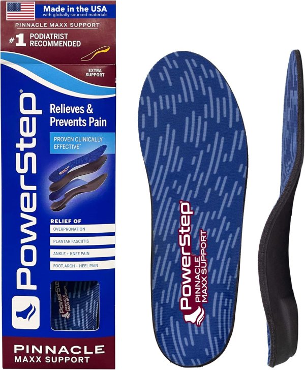 PowerStep Pinnacle Maxx 稳定支撑轻度矫正鞋垫