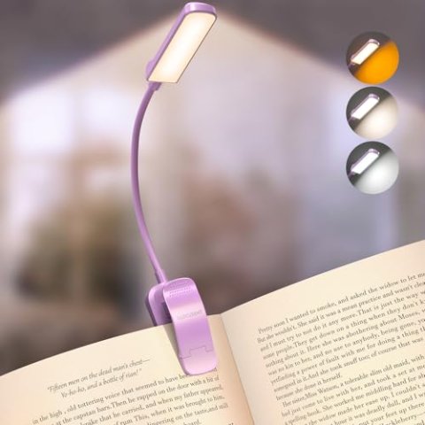 Glocusent 13 LED Book Light for Night Reading Gifts for Book Lovers