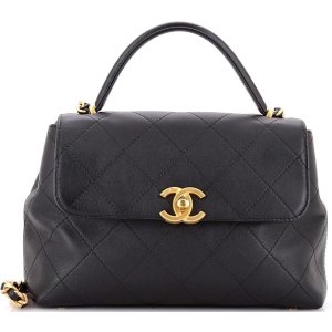 Chanel 二手 CC 大号翻盖包
