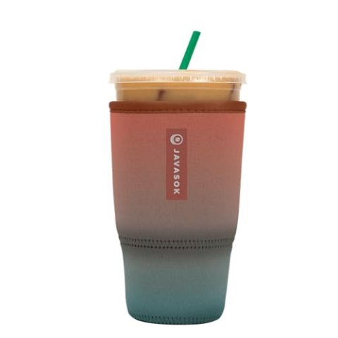 Sok It JavaSok Insulated Neoprene Cup Sleeve Large 30-32oz for Iced Coffee & Cold Soda
