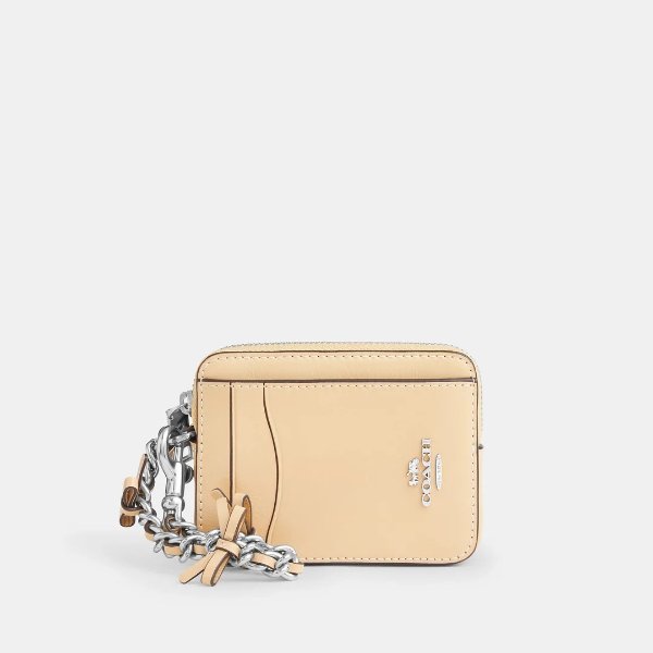Zip Card Case with Bows
