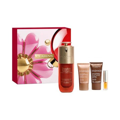 4-Piece Double Serum & Extra-Firming Anti-Aging Skincare Gift Set