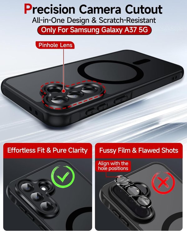 LeYi 三星 Galaxy A37 5G 磁吸防摔保护壳
