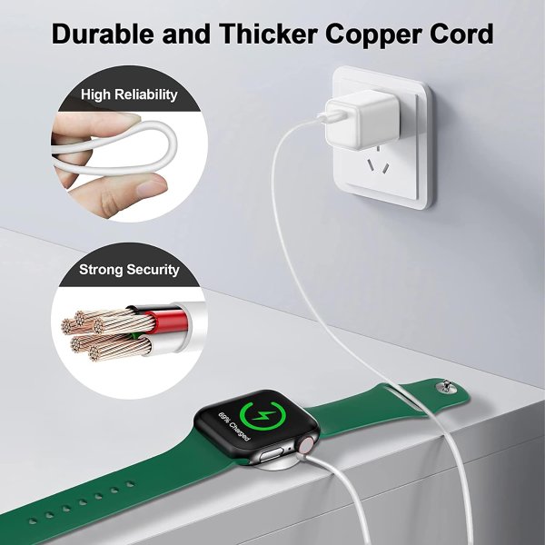 xiwxi Apple Watch 磁吸充电线 USB-C 1米