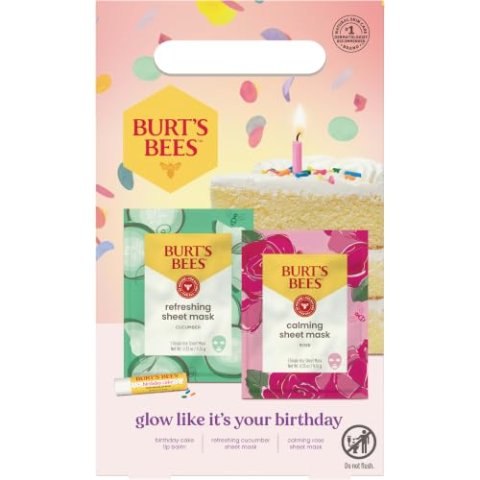 Burt's Bees 蛋糕唇膏面膜套装 3件