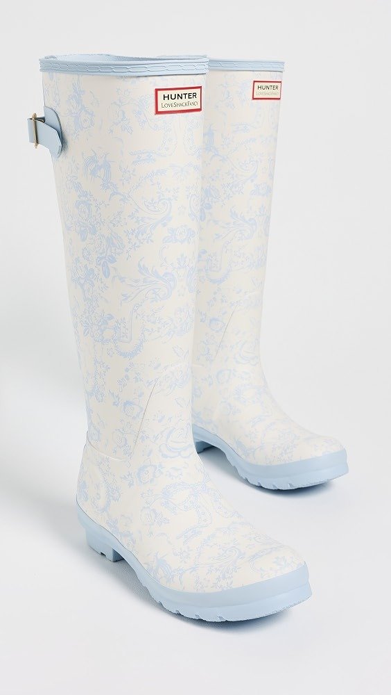  x LoveShackFancy Original Tall 后系带靴
