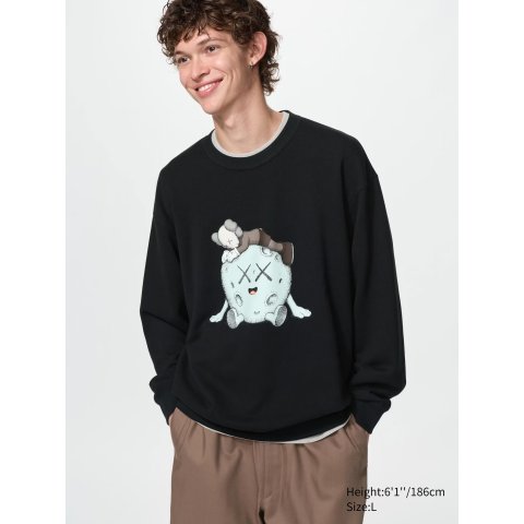 UniqloComing SoonMen s KAWS Universe Sweatshirt