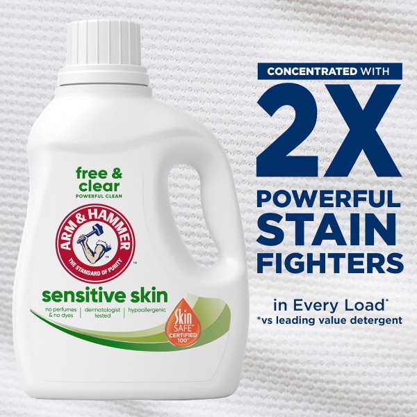 ARM & HAMMER 洁净敏感肌洗衣液 105盎司