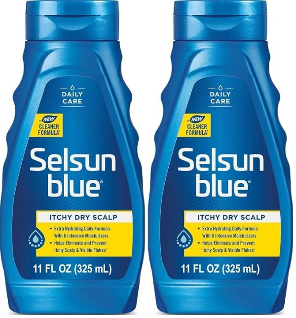 Selsun Blue 去屑洗发水 11oz*2 舒缓型