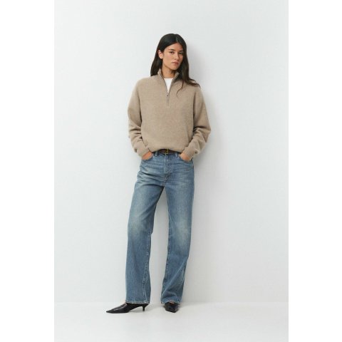 Essential Cashmere Metaphor 羊绒半拉链卫衣