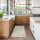 Lahome 2x3 Washable Botanical Faux Wool Area Rug Non-Slip Entryway Mat