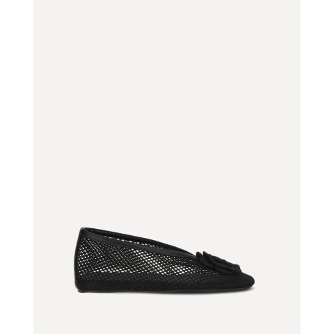 GANNI Jenny Mesh Ballerinas
