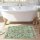 Lahome 2x3 Washable Botanical Insect Area Rug NonSlip Low Pile Faux Wool
