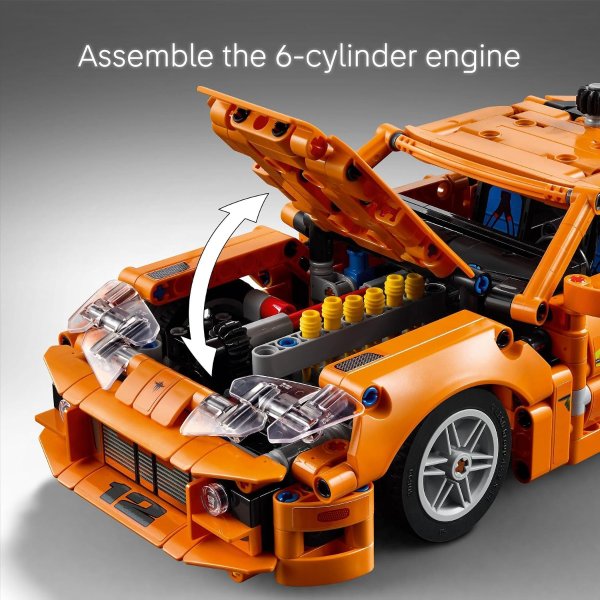  Technic Fast & Furious Toyota Supra MK4 Building Kit 810 Pieces 42204