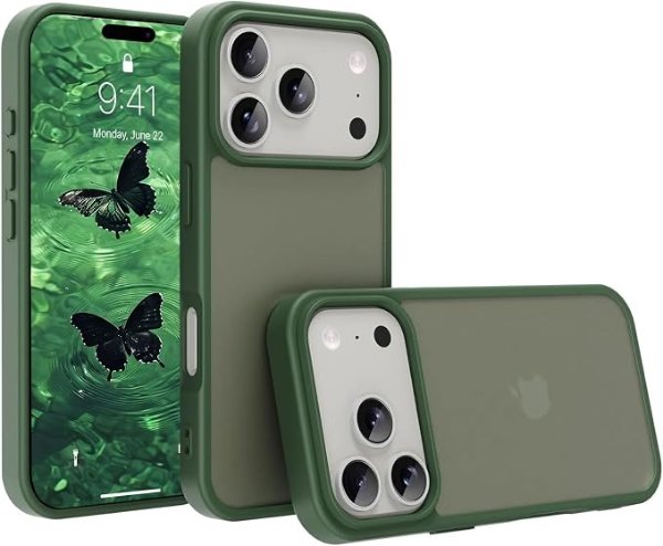 iPhone 18 pro/17 pro 磨砂半透手机壳