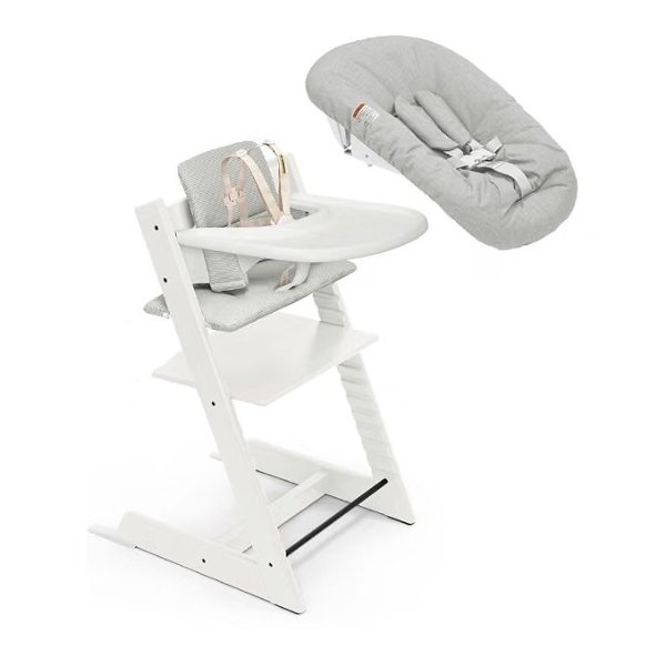 Tripp Trapp High Chair with Tray and Cushion