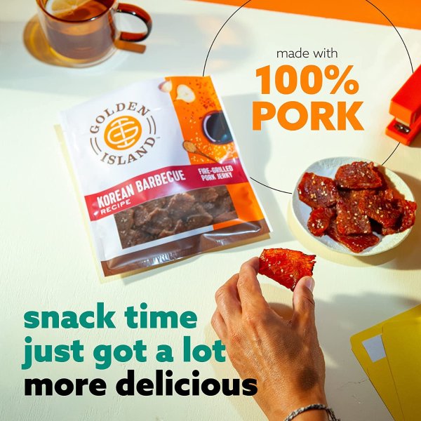  Korean BBQ Variety Pack Pork Snack Bites & Jerky 15 Pack