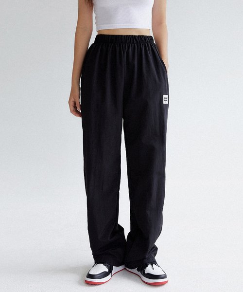 MUAHMUAH MUA Logo Wide Banding Pants
