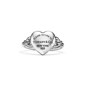 TIFFANY & Co 心形戒指 925银